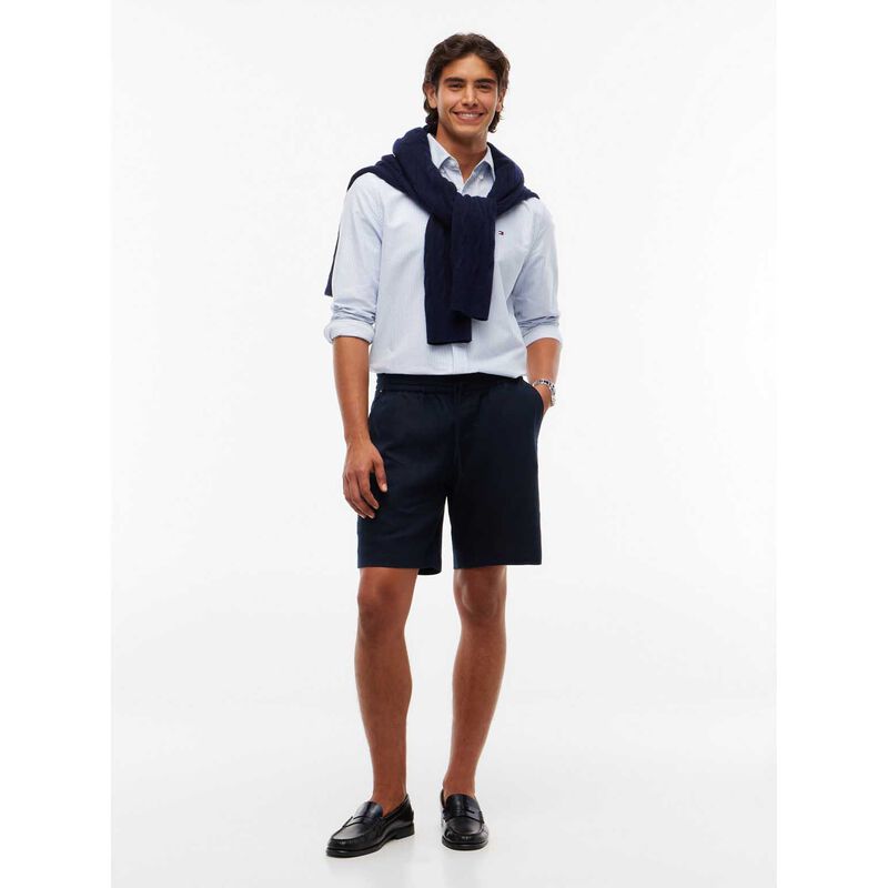 Tommy Hilfiger Dover Regular Straight Linen Blend Chino Shorts image number 3